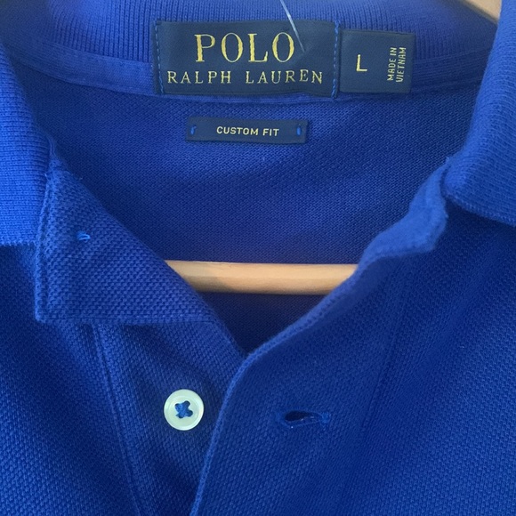 Ralph Lauren Mens blue polo - Picture 4 of 5